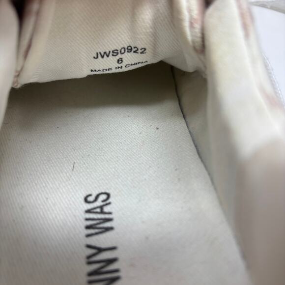 Johhny Was Womens Sz6 Jayla Floral Multicolor Embroidered Low-Top Sneakers - Picture 9 of 10